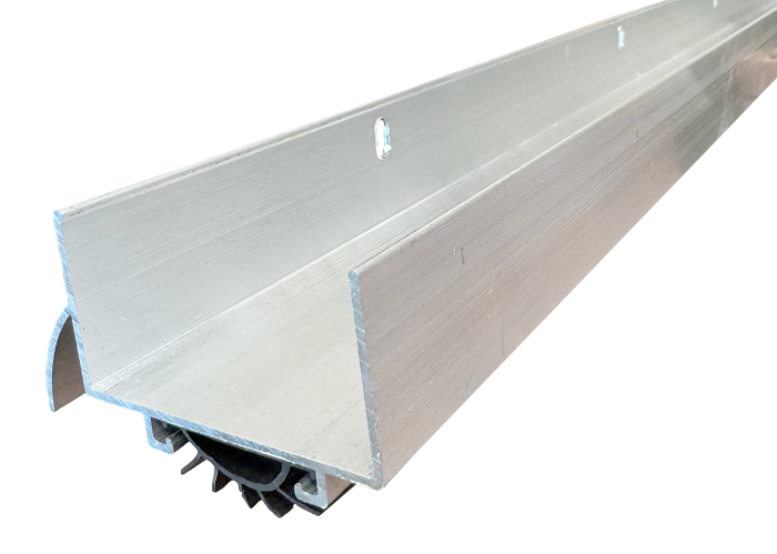 Door Shoe 1-3/4"Wx1-1/4"Hx36"L Aluminum w/Vinyl Insert Calgary 2