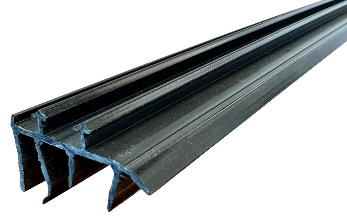Rubber Door Sweep, 1-3/4"Hx5/8"W & 1/2"Hx35-3/4"L, Calgary 2