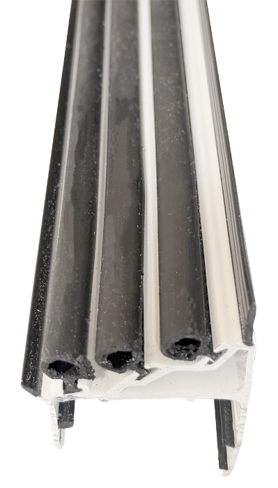 Door Shoe Rubber Sweep, 36"L, White Calgary 2