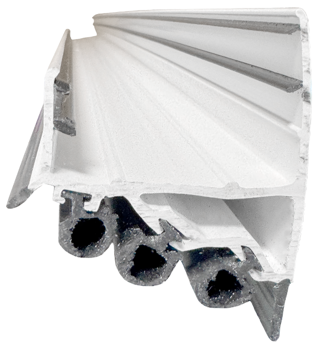 Door Shoe Rubber Sweep, 36"L, White Calgary 1
