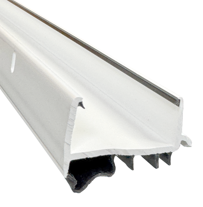 Door Shoe Rubber Sweeps, 35-3/4"L, White Calgary 3