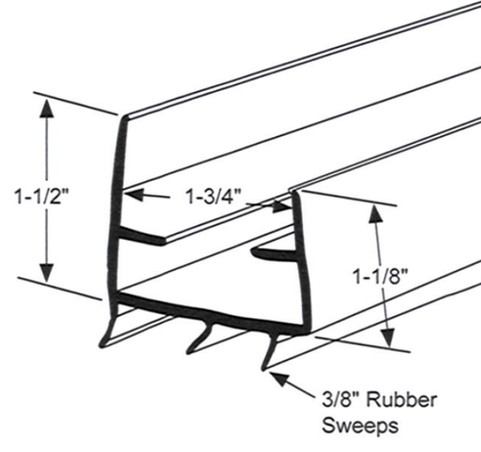 Door Shoe Sweep, Sizing Chart Calgary