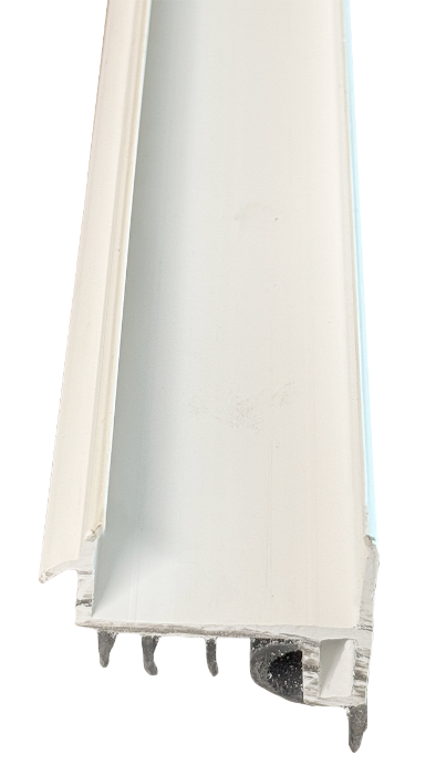 Door Shoe Rubber Sweep, 36" Long, White Calgary 2