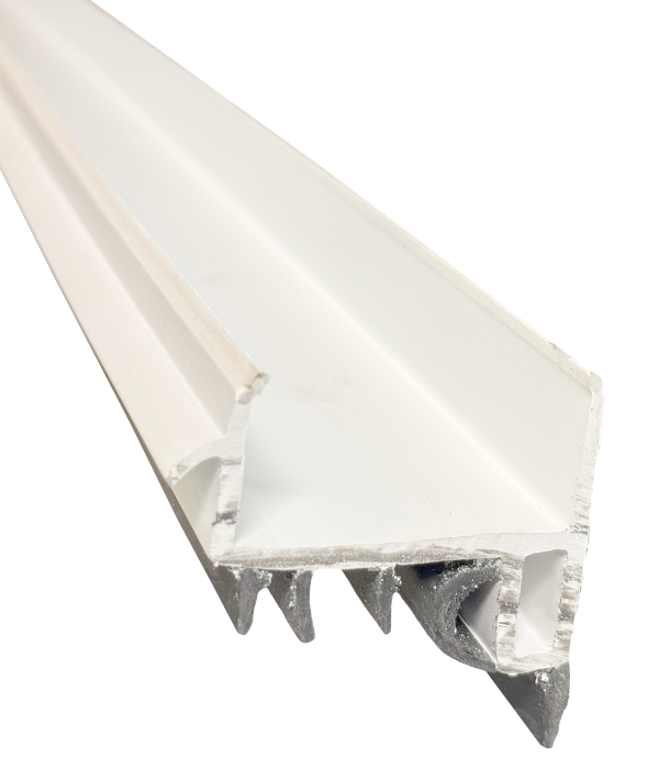 Door Shoe Rubber Sweep, 36" Long, White Calgary 4