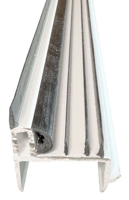Door Shoe Rubber Sweep, 36" Long, White Edmonton 5
