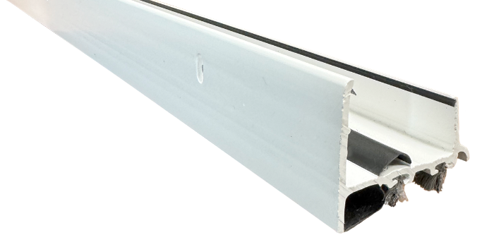 Door Shoe, 1-3/4"W x 1-3/4"H, 35-3/4" Long, White Edmonton 3