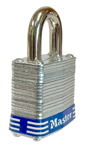 Laminated Steel Padlock Universal Pin Uncoded Keying 1-9/16"W 3/4"SC Calgary 2