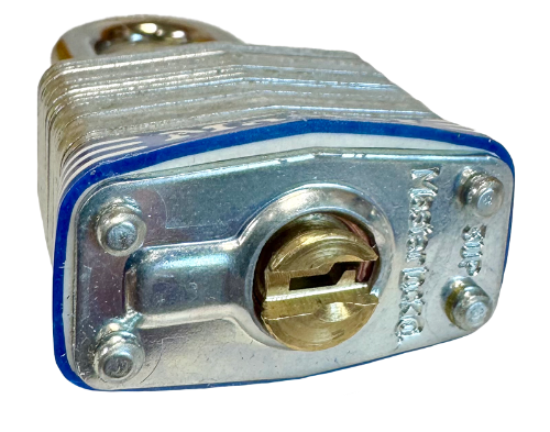 Laminated Steel Padlock, Universal Pin, Uncoded Keying, 1-9/16"Wx3/4"SC Calgary 4