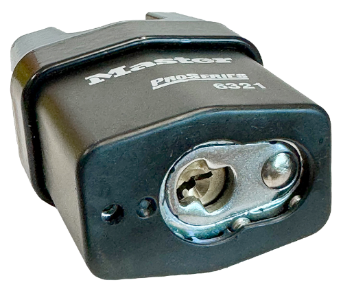 High Security, Rekeyable, Solid Iron Shroud Padlock, KD, 2-1/8"Wx3/4"SC Calgary 5