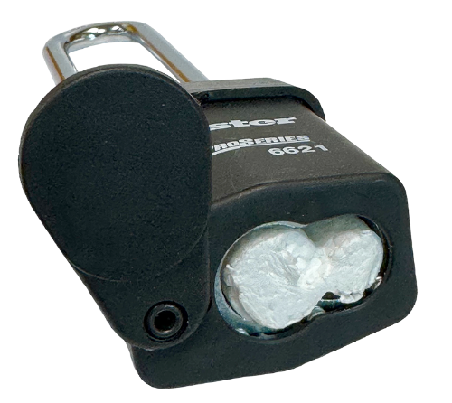 Weather Tough Padlock Commercial Cylinder Without Cylinder 2-1/8"W 5-5/8"SC, 5/16"SD Calgary 5