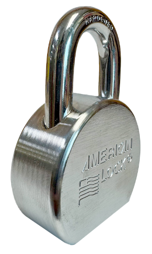 Solid Steel Padlock 2-1/2" Body 1-1/16" Shackle Length 7/16" Shackle Diameter Calgary 2