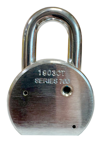 Solid Steel Padlock 2-1/2" Body 1-1/16" Shackle Length 7/16" Shackle Diameter Calgary 4