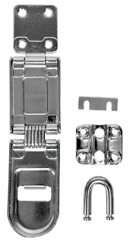 720DPF Hinged Hasps, Single Hinged Type, 6-1/4"L Calgary 3