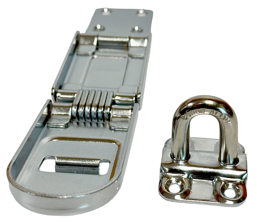 720DPF Hinged Hasps, Single Hinged Type, 6-1/4"L Calgary 4