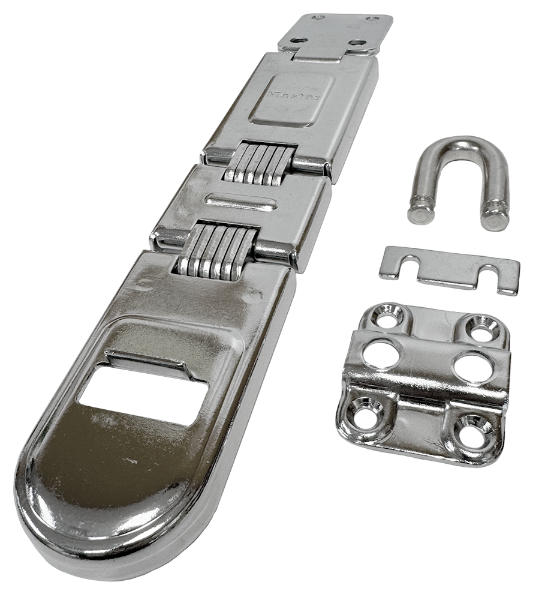 722DPF Hinged Hasp, Double Hinged, 7-3/4"L Calgary 4