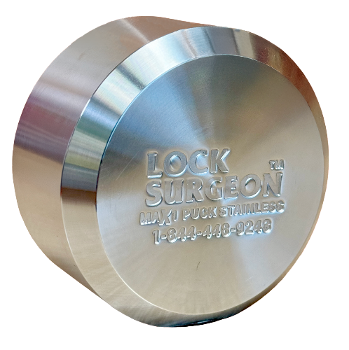 Max Stainless Steel Puck Lock Calgary 2