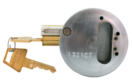 AMERICAN LOCK A2010 KD Keyed Different Puck Lock with American Keyway Calgary 2