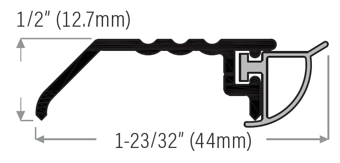 Residential Sill Bumper Threshold, Square Style Chart Calgary