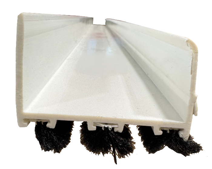 Residential white 1-3/4" x 36" Mo-hair box sweep Calgary 1