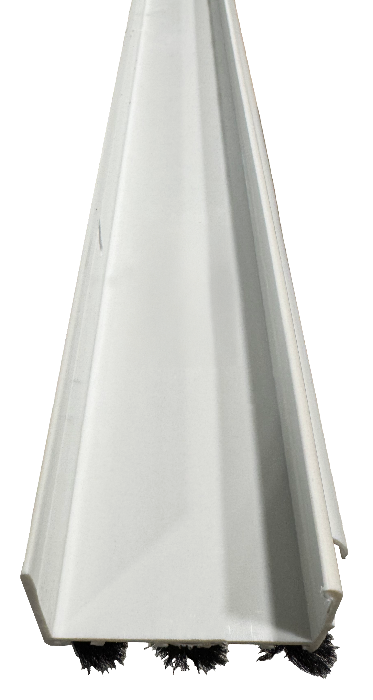 Residential white 1-3/4" x 36" Mo-hair box sweep Calgary 4