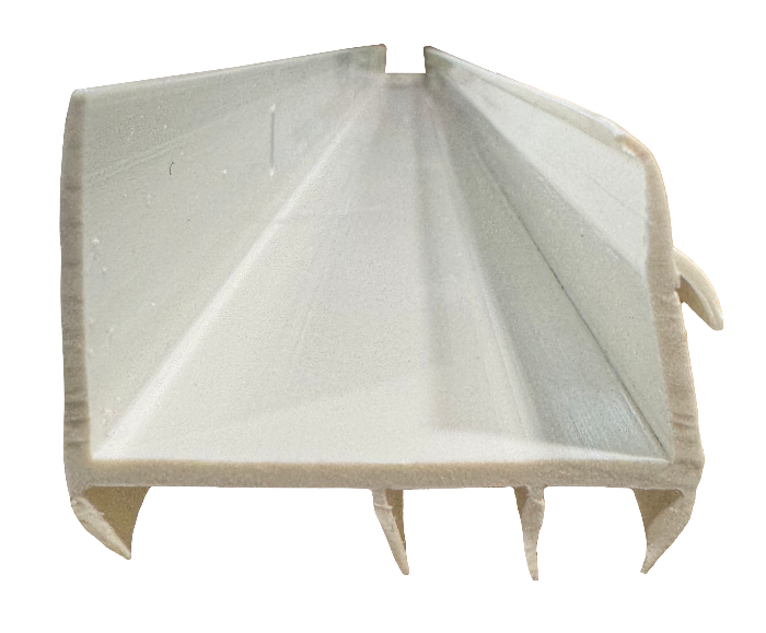 Residential white 1-3/4"x36" rubber fin door sweep Calgary 1