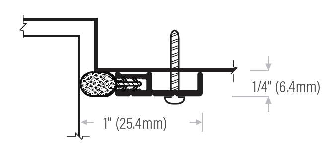 Commercial Door Weatherstrip Calgary Sizing Chart