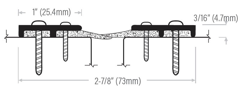 Commercial Meeting Overlapping Weather Strip Calgary Sizing Chart
