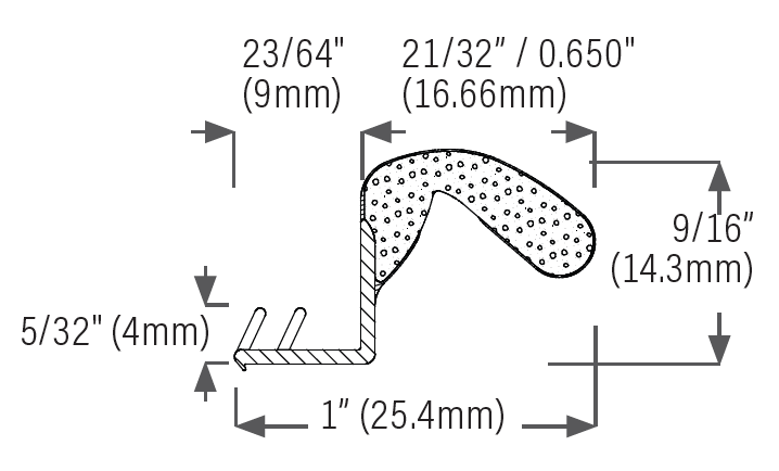 Residential White Single Door Kerf Weatherstrip Calgary Sizing Chart 1