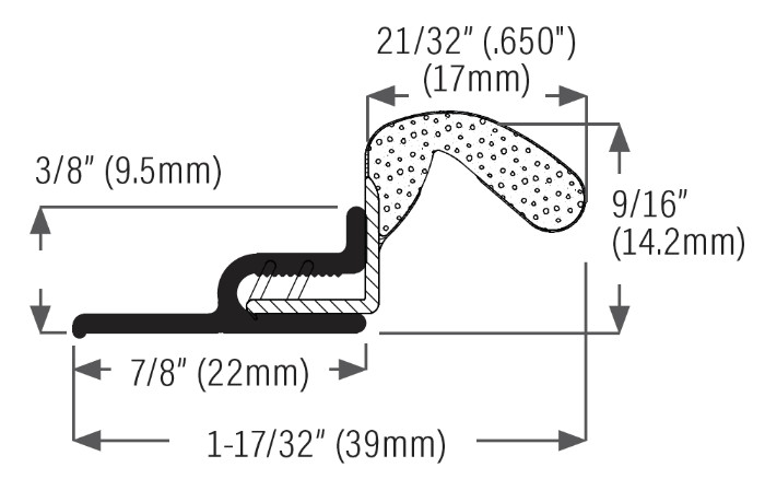Residential Door Weatherstrip Sizing Chart Calgary