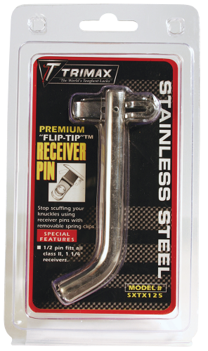 1/2″ Flip-Tip Stainless Steel Receiver Pin & Clip Fit All Class I & II Receiver Calgary 2