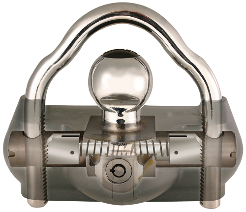 TRIMAX-073 Premium Universal Solid Hardened Steel Coupler Lock Calgary 2