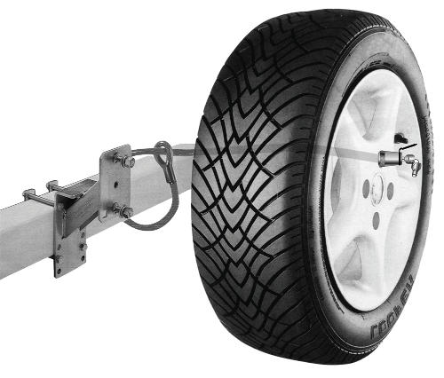 TRIMAFLEX Spare Tire Cable Lock (Tubular) 36" X 12mm Calgary 3