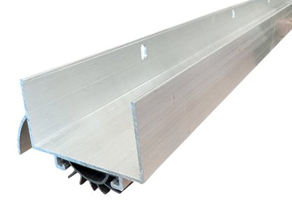 Door Shoe 1-3/4"Wx1-1/4"Hx36"L Aluminum w/Vinyl Insert Calgary 2