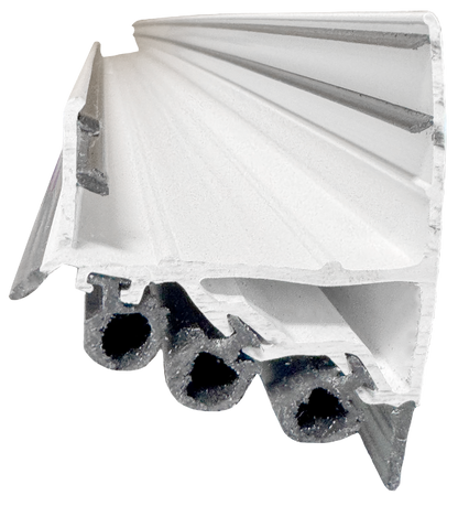 Door Shoe Rubber Sweep, 36"L, White Calgary 1