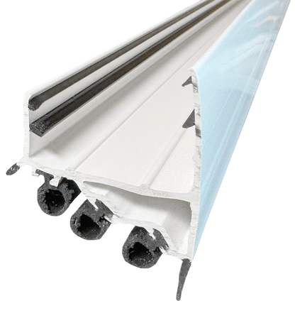 Door Shoe Rubber Sweep, 36"L, White Calgary 5