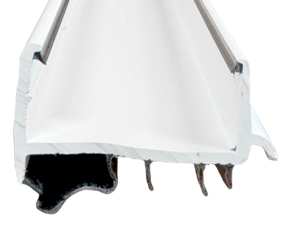 Door Shoe Rubber Sweeps, 35-3/4"L, White Calgary 1