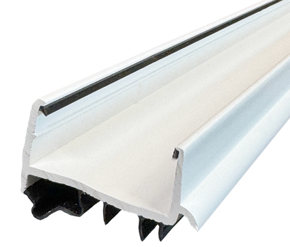 Door Shoe Rubber Sweeps, 35-3/4"L, White Calgary 2