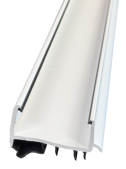 Door Shoe Rubber Sweeps, 35-3/4"L, White Calgary 4