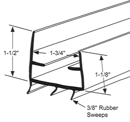 Door Shoe Sweep, Sizing Chart Calgary