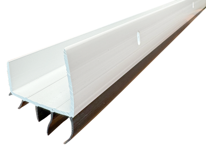 Door Shoe, 1-3/4"W x 1-1/2"H, Plus 13/16" Rubber Sweeps, 35-3/4" Long Calgary 3