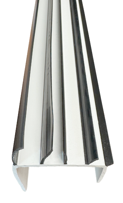 Door Shoe, 1-3/4"W x 1-1/2"H, Plus 13/16" Rubber Sweeps, 35-3/4" Long Calgary 6