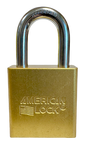 Aluminum Padlock 1-3/4" Body 5/16" Shackle Diameter 1-1/8" Shackle Length Yellow Calgary 1