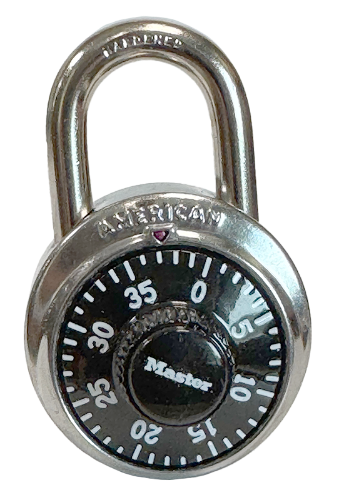 Combination Padlock Carded Combination Control Key-None Calgary 1