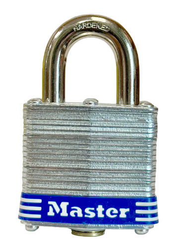 Laminated Steel Padlock Universal Pin Uncoded Keying 1-9/16"W 3/4"SC Calgary 1