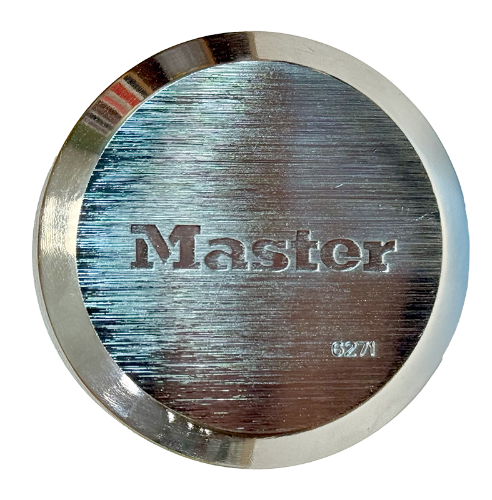 Master Puck Lock with Master Keyway, Keyed Different Notched Back Clagary 1