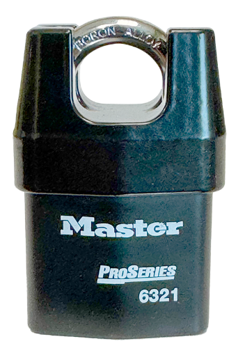 High Security, Rekeyable, Solid Iron Shroud Padlock, KD, 2-1/8"Wx3/4"SC Calgary 1
