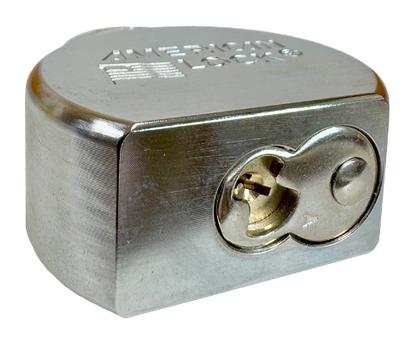 Solid Steel Padlock 2-1/2" Body 1-1/16" Shackle Length 7/16" Shackle Diameter Calgary 5