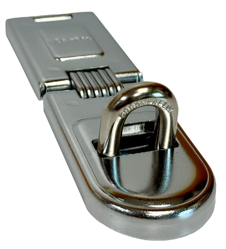 720DPF Hinged Hasps, Single Hinged Type, 6-1/4"L Calgary 1