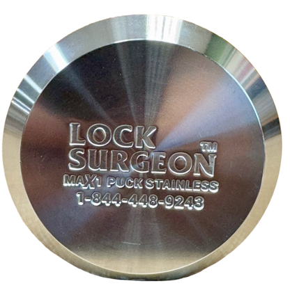 Max Stainless Steel Puck Lock Calgary 1