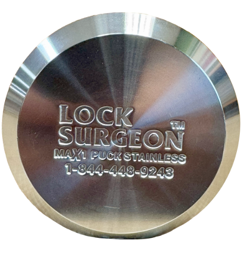 Max Stainless Steel Puck Lock Calgary 1